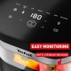 Tefal Air Fryer με Διπλό Αποσπώμενο Κάδο 7lt Μαύρο EY8328